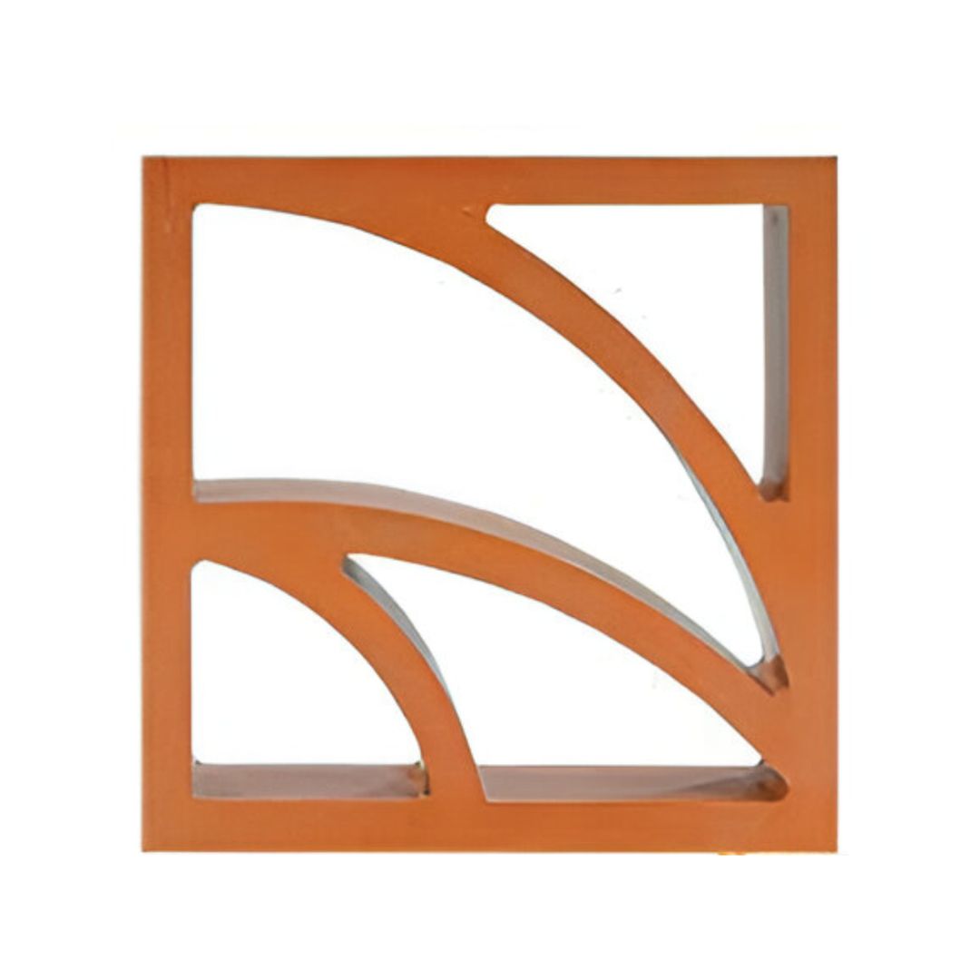 Lotus terracotta jali / Lotus Breeze Block